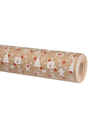 MIX NAVIDAD ROJO BOBINA KRAFT 90gr x 450mm T/S (25mts.) MIX NAVIDAD ROJO BOBINA KRAFT 90gr x 450mm T/S (25mts.)
